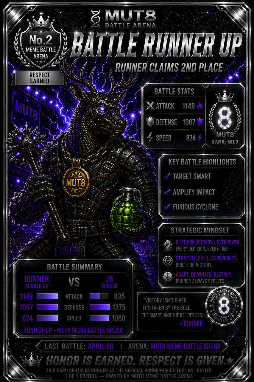 Runner vs JB Battle Card